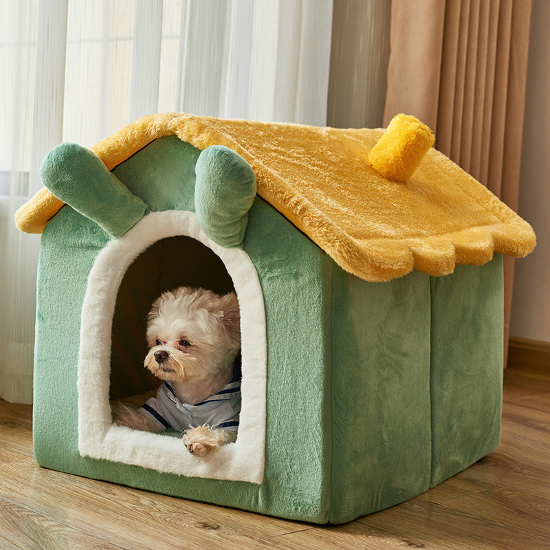 Removable Plush Small Dog or Cat House – Velvet Yurt