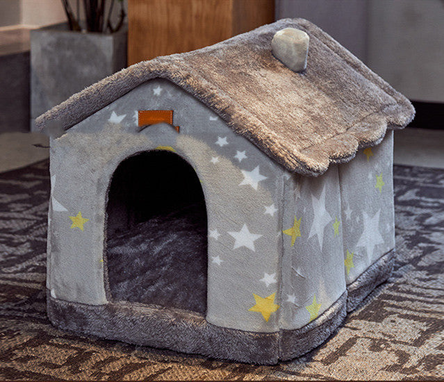 Removable Plush Small Dog or Cat House – Velvet Yurt