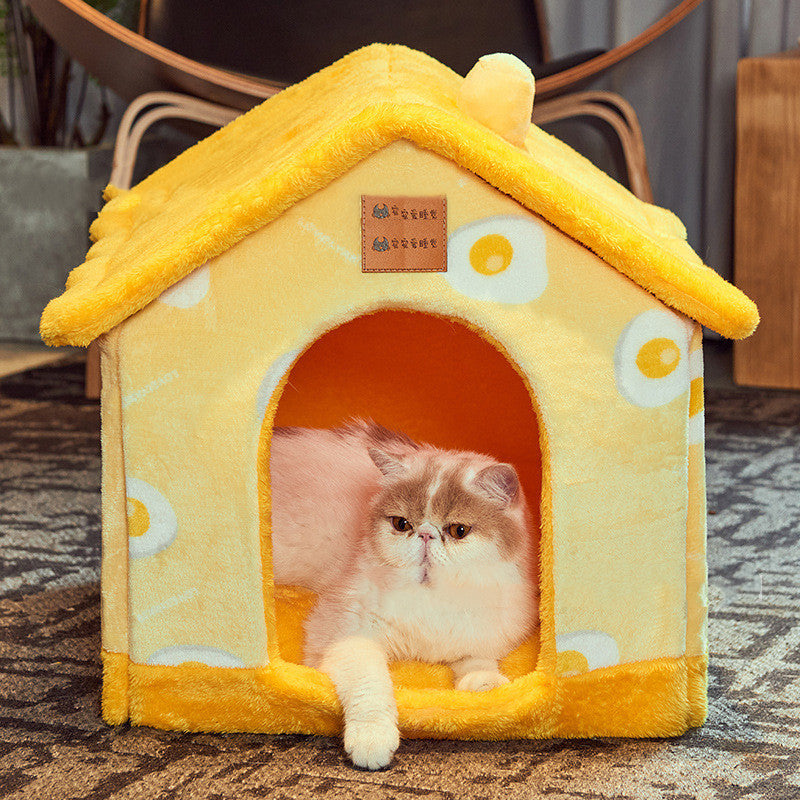 Removable Plush Small Dog or Cat House – Velvet Yurt
