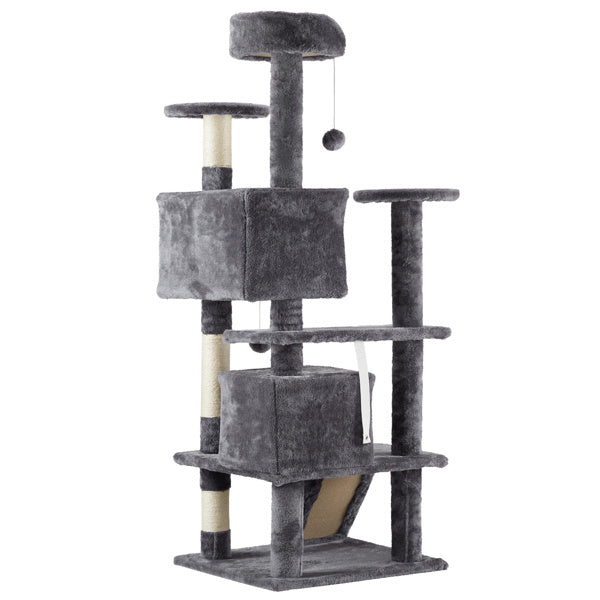 53 Inch Cat Tree – Multi-Level Condo Tower for Active Cats