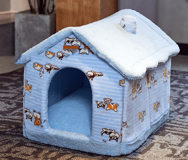 Removable Plush Small Dog or Cat House – Velvet Yurt