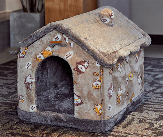 Removable Plush Small Dog or Cat House – Velvet Yurt