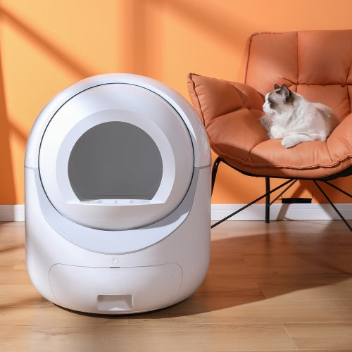 Smart Automatic Self-Cleaning Litter Box with Safety Sensors, 7-Stage Cleaning and Double Deodorization (Copy)