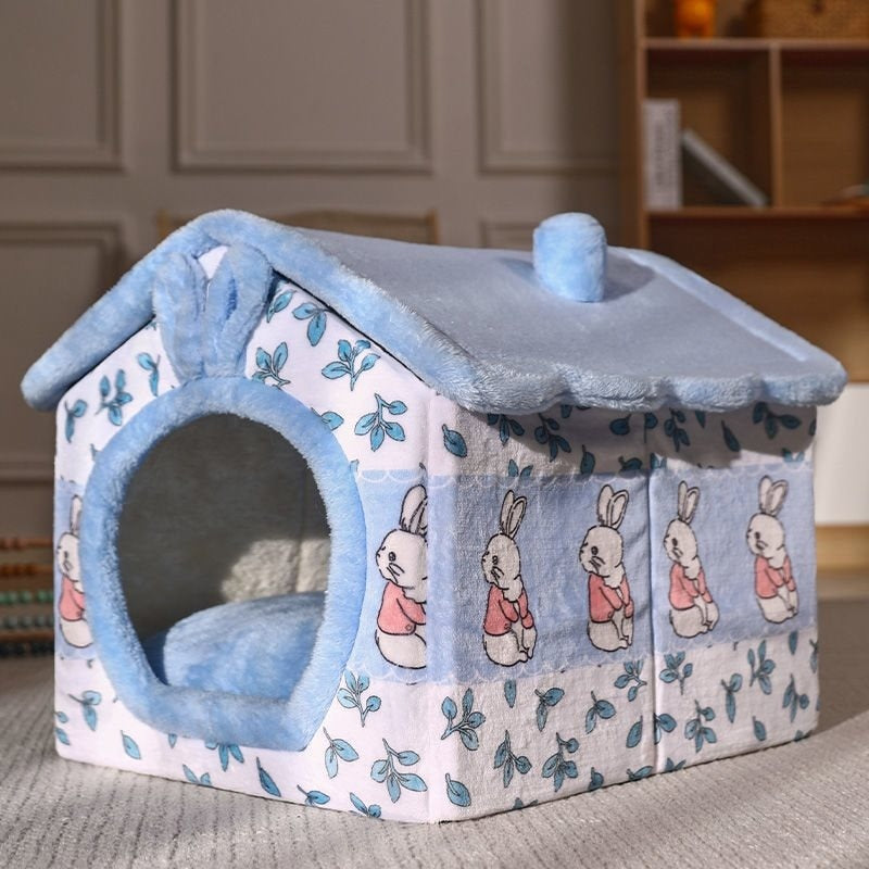 Removable Plush Small Dog or Cat House – Velvet Yurt