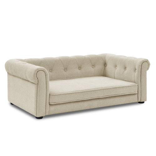 Elegant Rectangular Dog Sofa Bed for Medium and Large Dogs