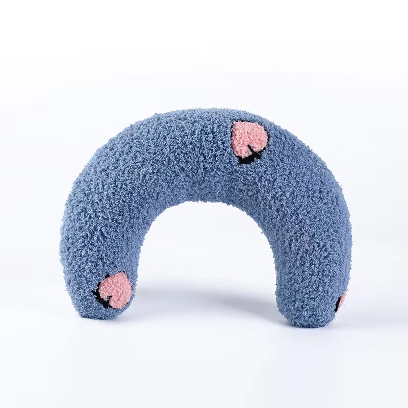 SnuggleSoft U-Shaped Pet Pillow – Cozy Support for Deep, Restful Sleep!