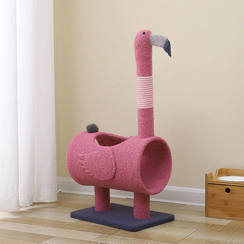Wear-resistant duck shaped Cat Climbing Frame