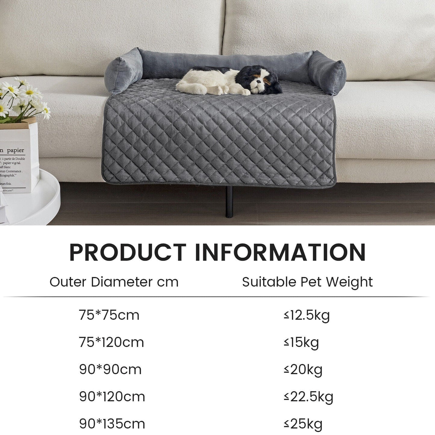 NEW Plush Pillow Pet Bed, Sofa Protection Cushion – Comfortable and Stylish Bed for Cats & Dogs