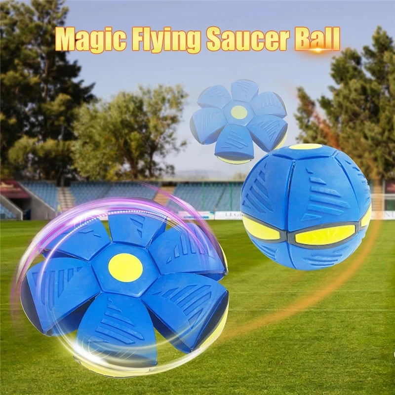 UFO Magic Flying Saucer Ball – Transforming Fun for Dogs!