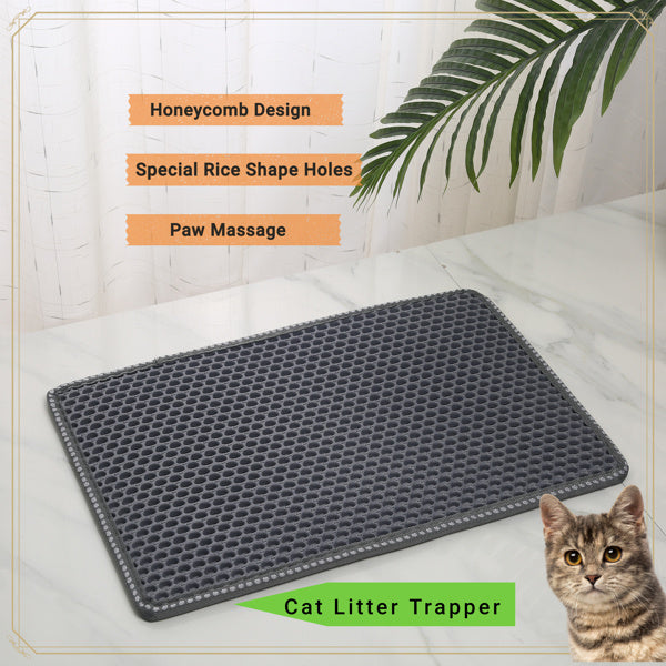 cat litter mat