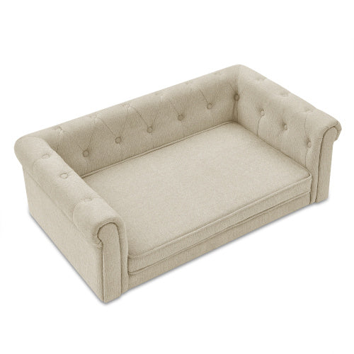 Elegant Rectangular Dog Sofa Bed for Medium and Large Dogs