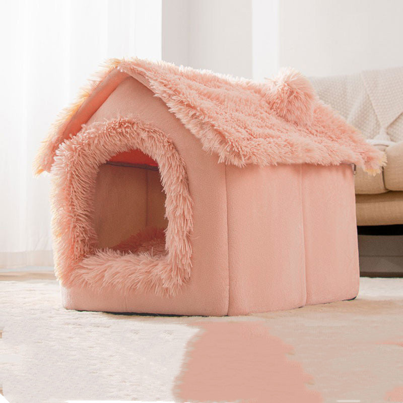 Removable Plush Small Dog or Cat House – Velvet Yurt