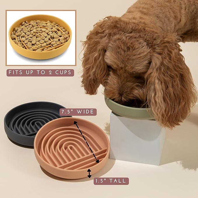 slow feeder bowl size
