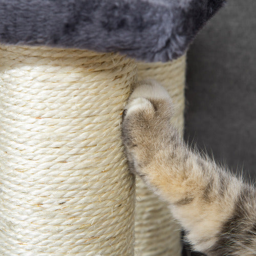 PawHut Pet Steps with Sisal Posts – Climbing Tree for Cats & Dogs