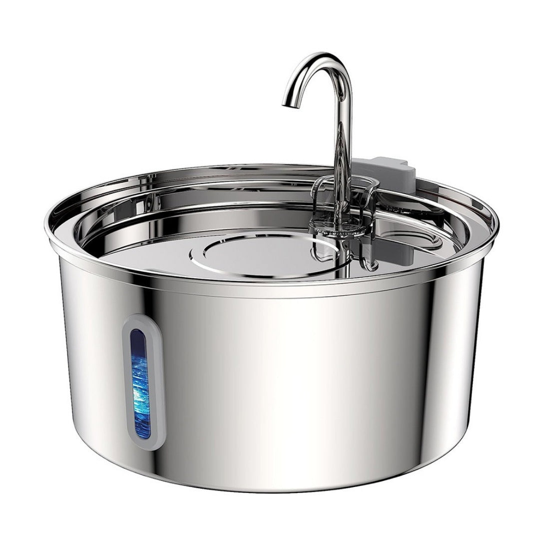 Ultra-Quiet, Cat Stainless Steel Drinking Fountain, Smart Water Feeder