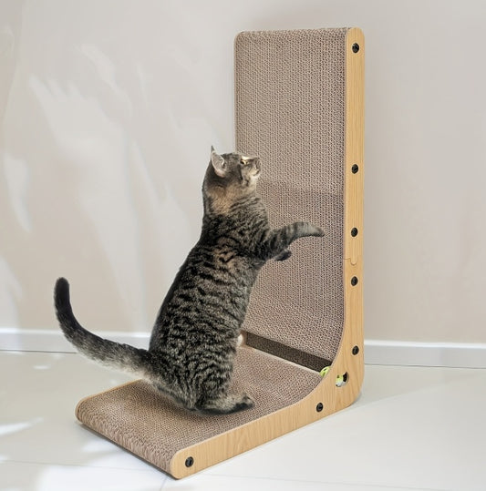 Large L-Shaped Cat Scratching Board, Cat Scratching Pad
