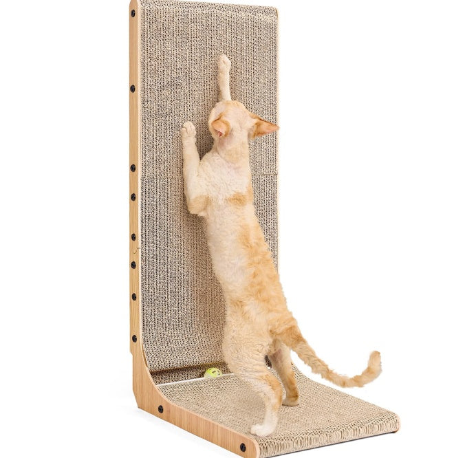 Large L-Shaped Cat Scratching Board, Cat Scratching Pad