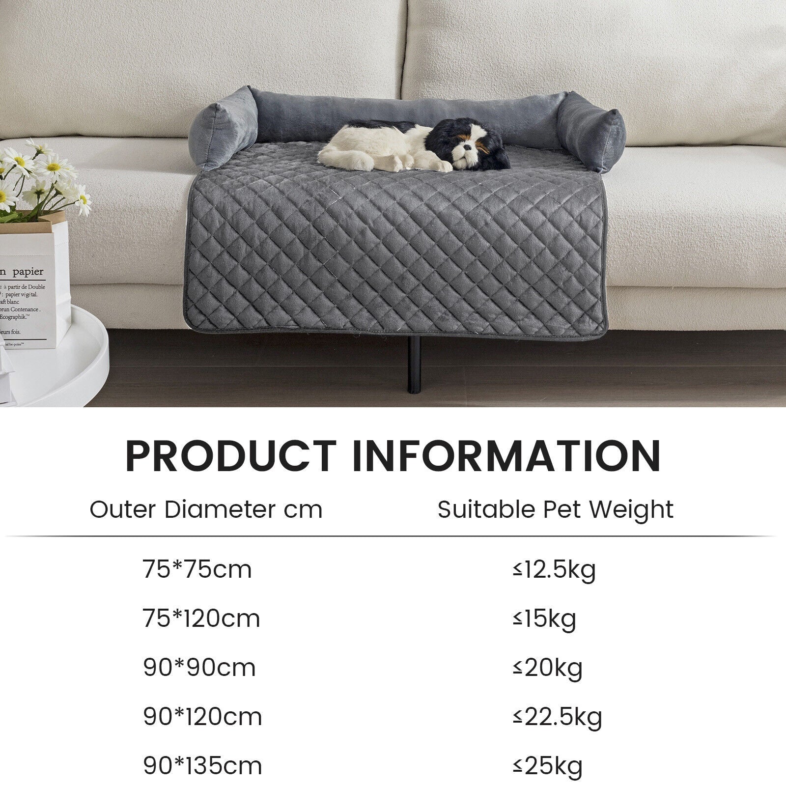 NEW Plush Pillow Pet Bed, Sofa Protection Cushion – Comfortable and Stylish Bed for Cats & Dogs