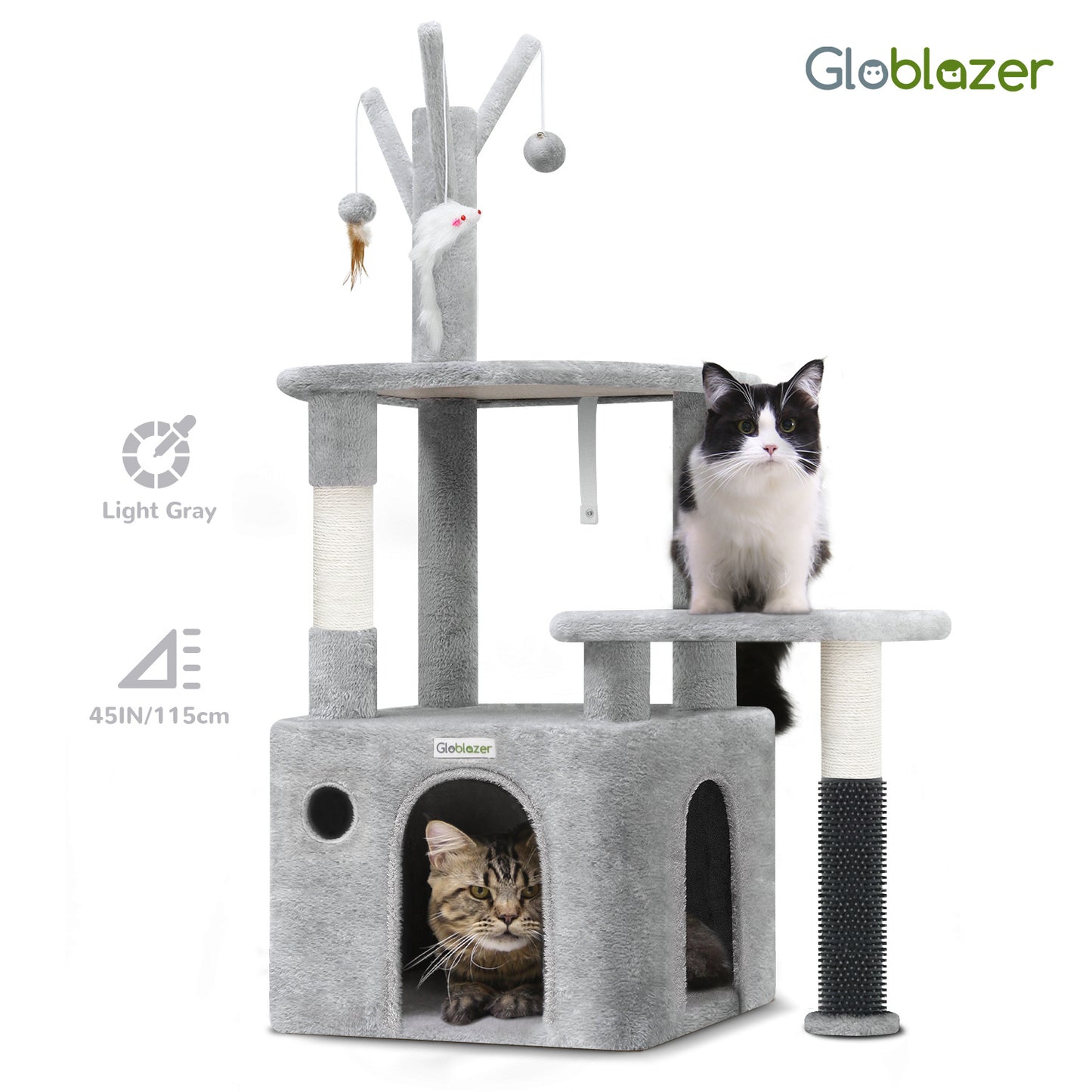 44 Inch Cat Climbing Frame and Mansion