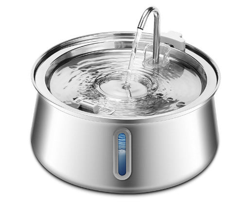 Ultra-Quiet, Cat Stainless Steel Drinking Fountain, Smart Water Feeder