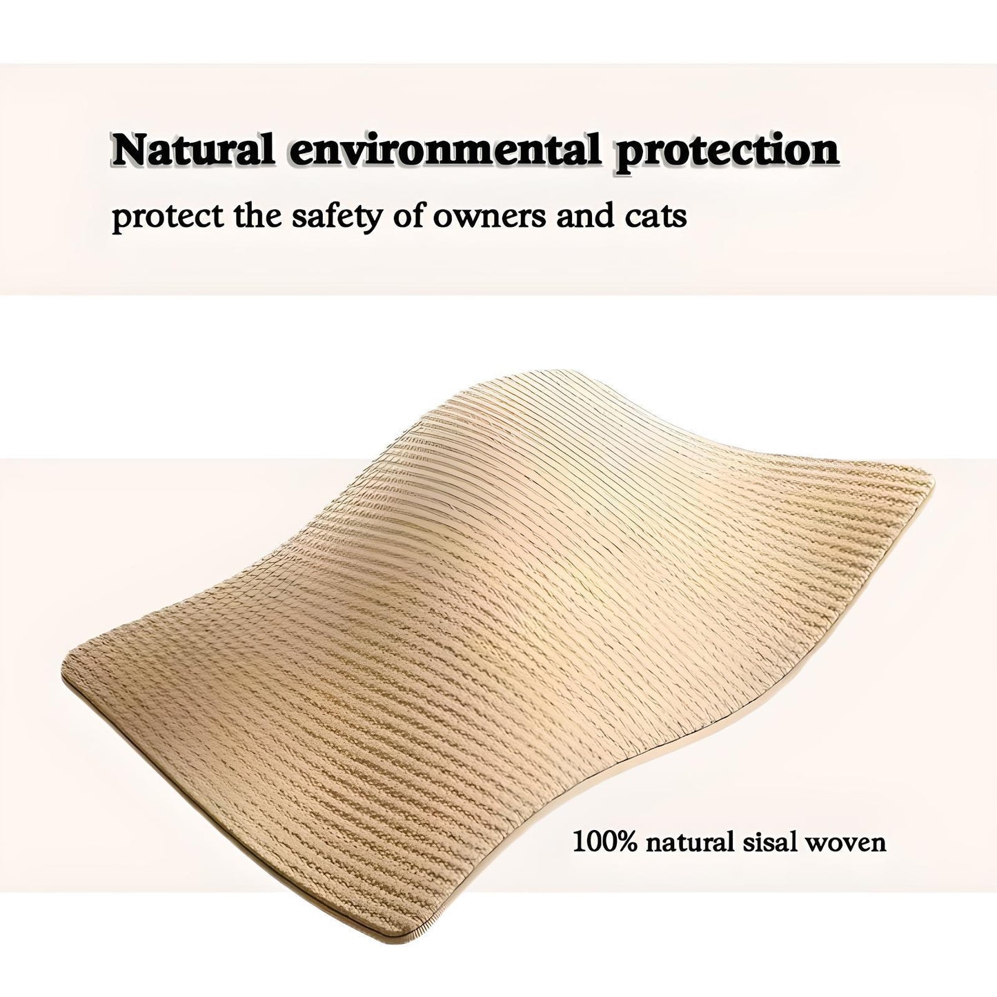 U-shaped Cat Scratcher and Rest Bed