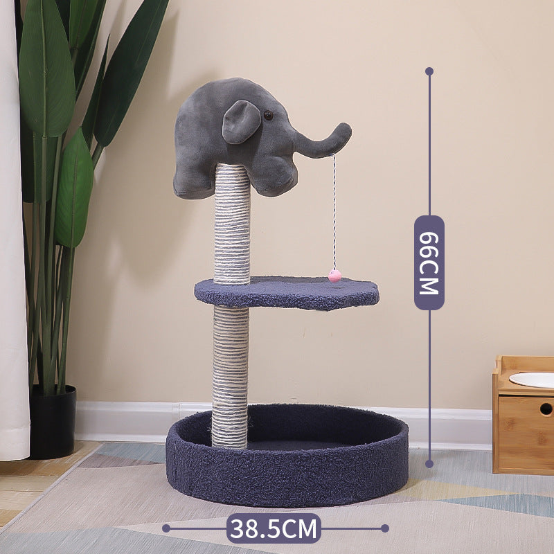 Wear-resistant duck shaped Cat Climbing Frame