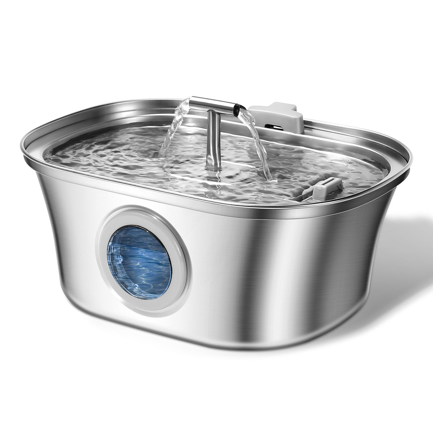 Ultra-Quiet, Cat Stainless Steel Drinking Fountain, Smart Water Feeder