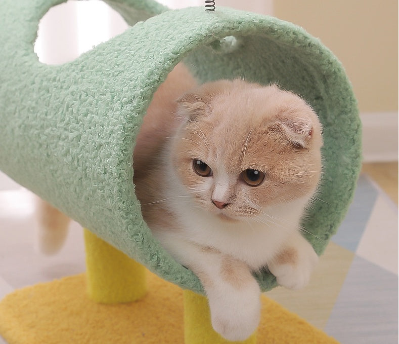 Wear-resistant duck shaped Cat Climbing Frame