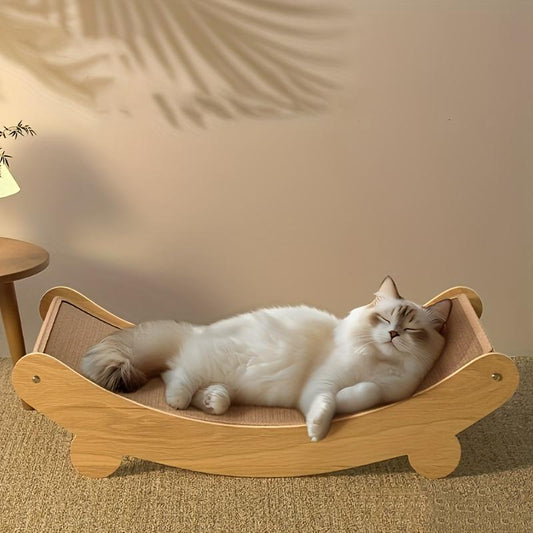 U-shaped Cat Scratcher and Rest Bed
