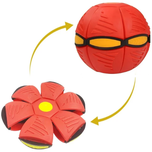red dog ball toy